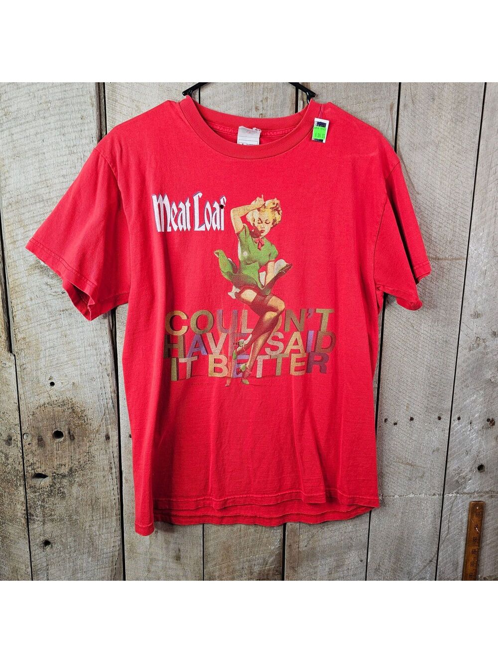 Vintage 2003 Meat Loaf Last World Tour Couldn't Have Said It Better T-Shirt Med